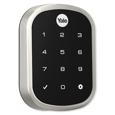 Yale Z-Wave Assure SL Key Free Touchscreen Deadbolt, Satin Nickel